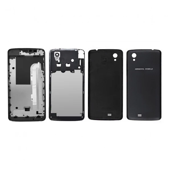 General Mobile Discovery 2 Mini Kasa Kapak - Siyah ürün görseli 1