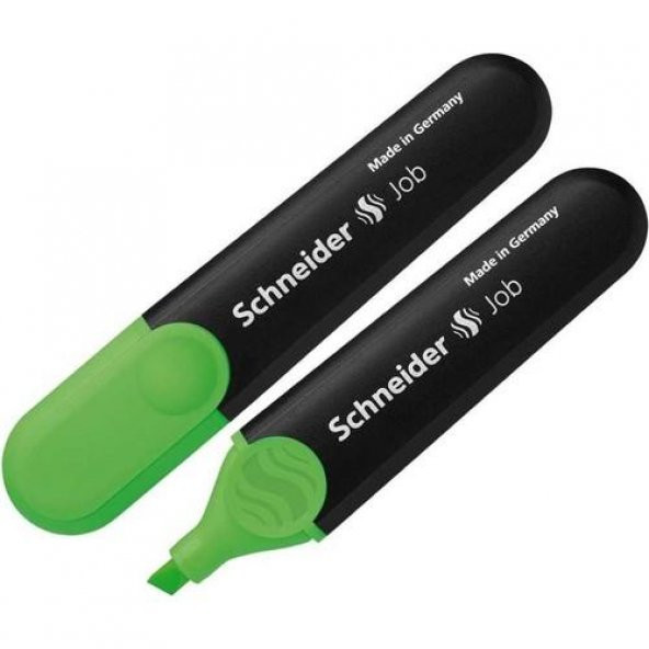 Schneider Job 150 Fosforlu Kalem Yeşil ürün görseli 1