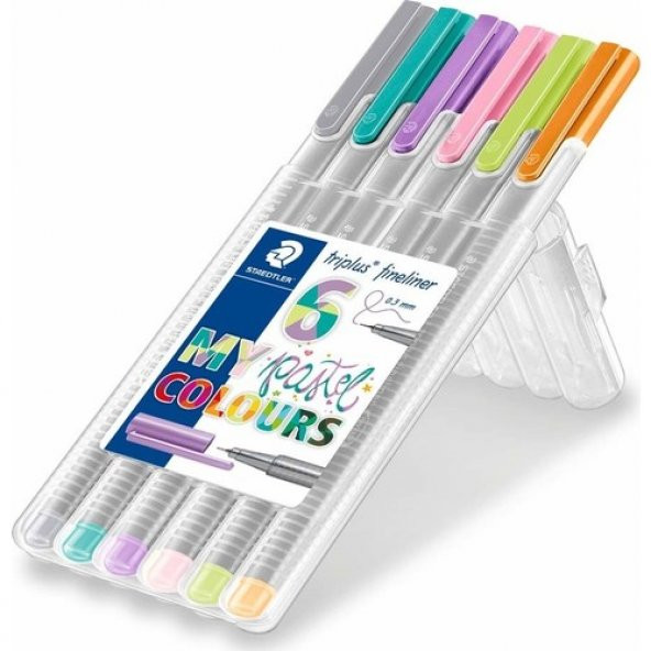 Staedtler Fineliner Pastel Renkler 6Lı 334 Sb6Cs10 ürün görseli 1