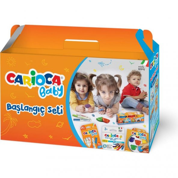Carioca 4 Parça Boyama Bebek Başlangıç Seti Lino Boyama Rulosu Hediyeli ürün görseli 1