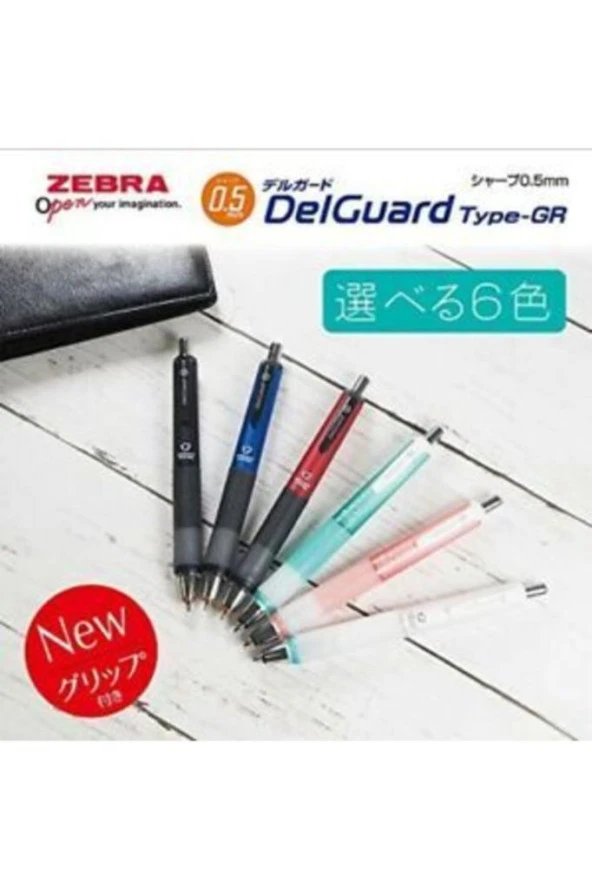 Zebra Delguard Type-Gr Versatil Kalem 0.5 mm Mavi - Resim 2