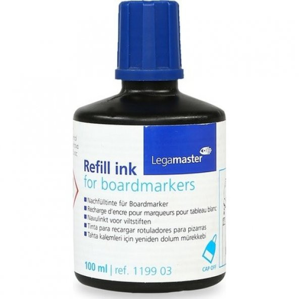 Legamaster Beyaz Yazı Tahtası Kalemi Yedek Mürekkebi (1199) 100 ml Mavi ürün görseli 1