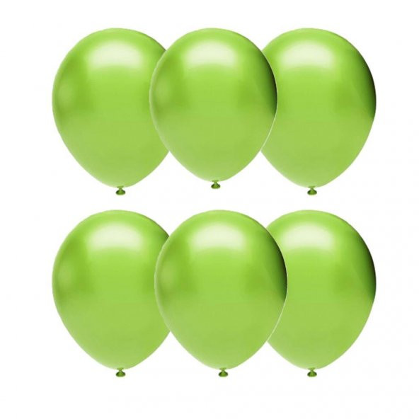 Gemar Metalik Balon İthal 100LÜ Açık Yeşil ürün görseli 1