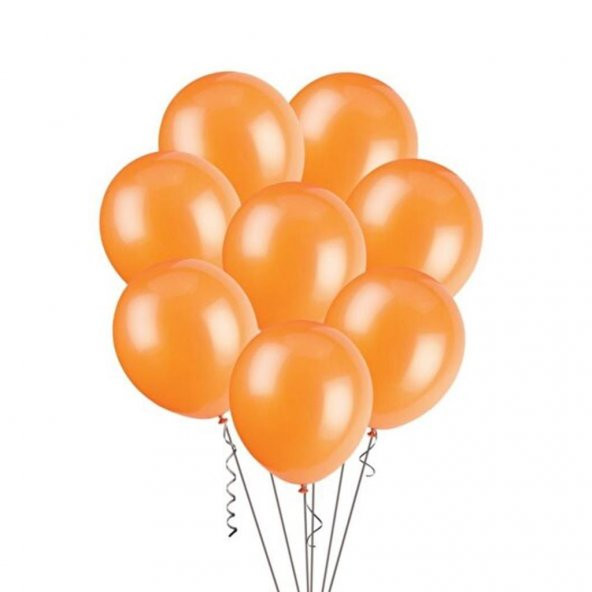 Gemar Metalik Balon İthal 100LÜ Turuncu ürün görseli 1