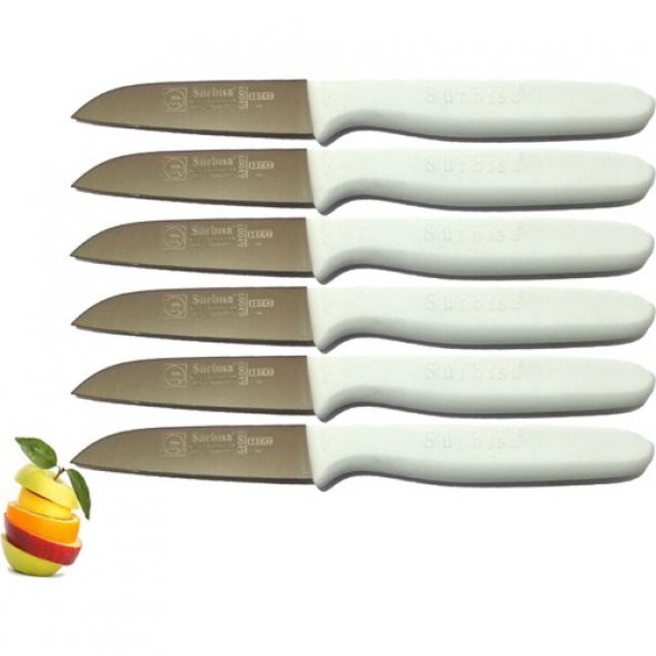 Sürmene Sürbisa 061007 Meyve Bıçağı 6 Lı Set Beyaz ürün görseli 1
