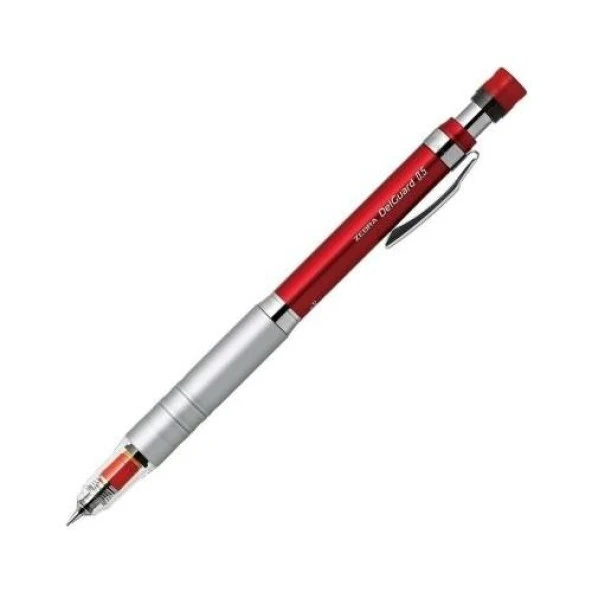 Zebra Delguard Type-Lx 0.5 mm Uç Kırmayan Versatil Kalem Kırmızı ürün görseli 1