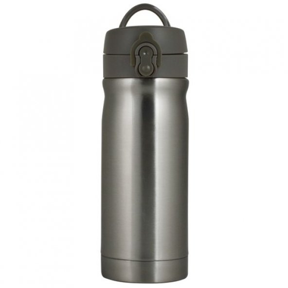 Çelik İçli Matara 350ml Metalik Gri ürün görseli 1