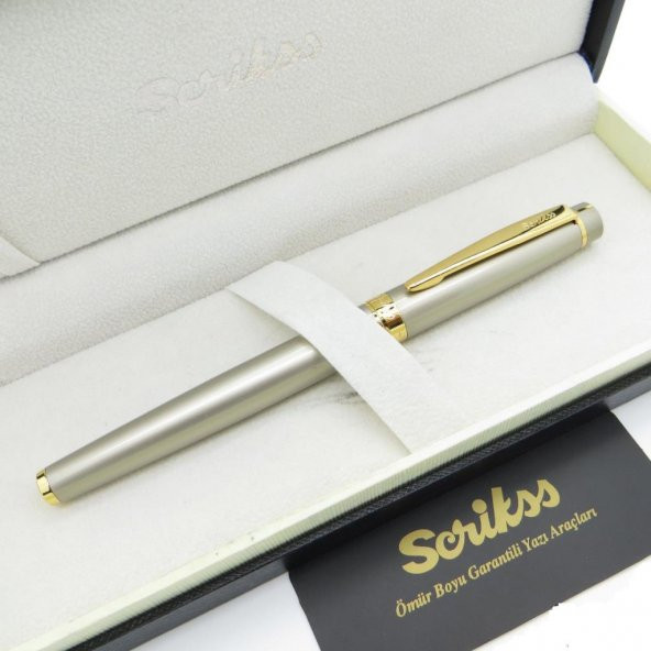 Scrikss 38 Dolma Kalem Seten Altın - Resim 2