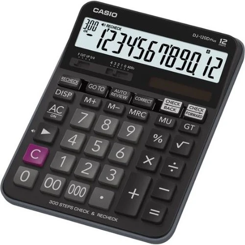 Casio Hesap Makinesi Masaüstü Dj-120D Plus 12 Hane ürün görseli 1