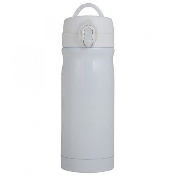 Çelik İçli Matara 350ml Beyaz ürün görseli 1