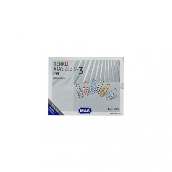 Mas 1665 Multıpack Zebra Ataş 28MM ürün görseli 1