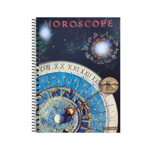 Özgün Horoscope A4 Sert Kapak Spiralli Defter 150 Yaprak Kareli ürün görseli 1