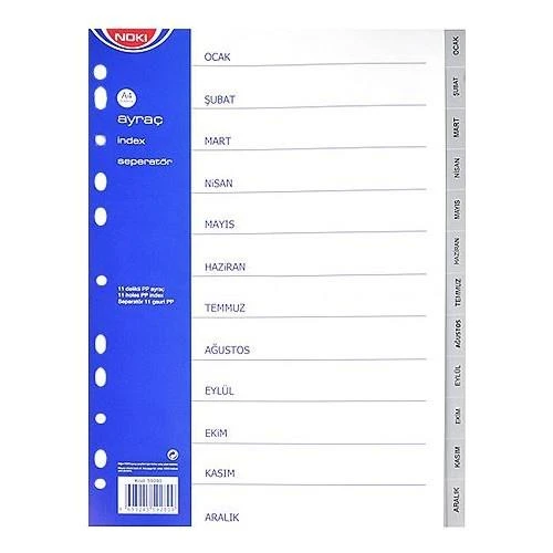 Noki Aylar Ayraç Ocak-Aralık 59280 ürün görseli 1