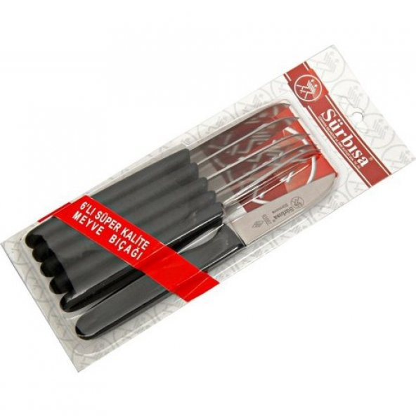Sürbisa 61007 - Sürmene Meyve Bıçağı 7,5 cm 6lı ürün görseli 1