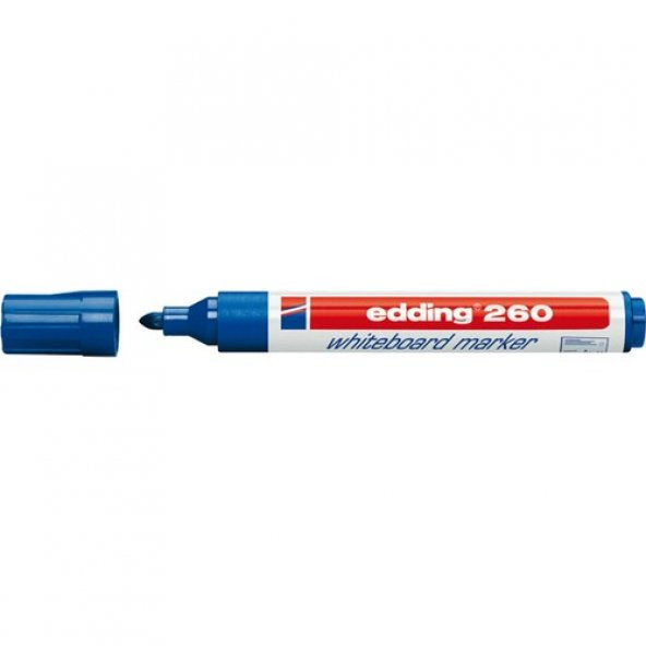 Edding 260 Beyaz Tahta Kalemi Mavi 10 Lu ürün görseli 1