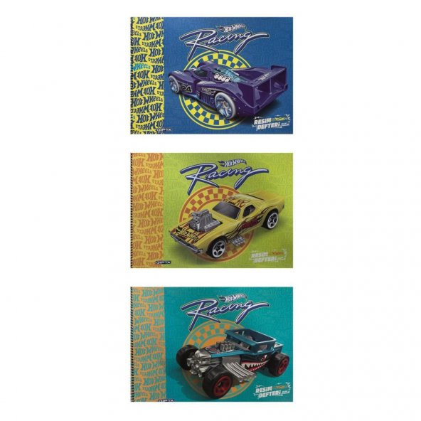 Gıpta 25x35 Hot Wheels Resim Defteri 15YP 5437 3lü ürün görseli 1