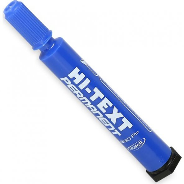 Hi-Text Permanent M. Yuvarlak Uç Mavi 830Pb 12Li - Resim 3