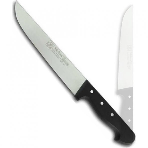 Sürbisa Sürmene Kasap Kesim Bıçağı Pimli 61040 - En 4.0 Cm Boy 20.0 Cm Kalınlık 3.0 Mm ürün görseli 1