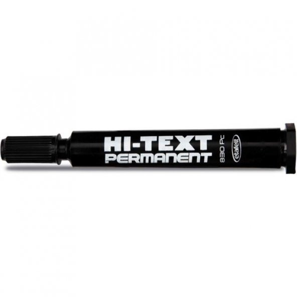 Hi-Text Permanent M. Yuvarlak Uç Siyah 830Pb ürün görseli 1