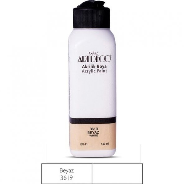 Artdeco Akrilik Boya 140 Ml Beyaz Y-070Y-3619 ürün görseli 1