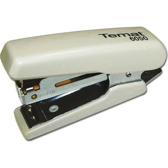 Temat 6050 Zımba Makinesi Bej 10 Yaprak Kapasite ürün görseli 1