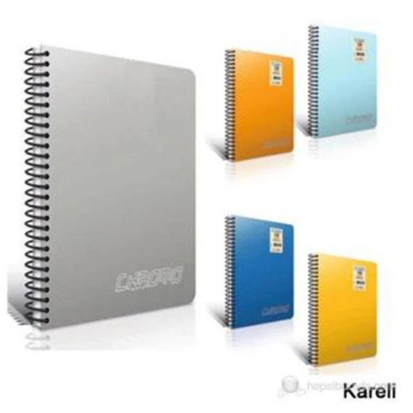 Gıpta Chromo 140 Yp. A4 Spiralli Pp. Kapak Defter Kareli ürün görseli 1