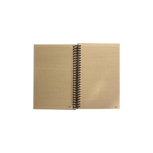 Tokaç 16x23 Kraft Spiralli Defter 80 Yp. Kareli ürün görseli 1