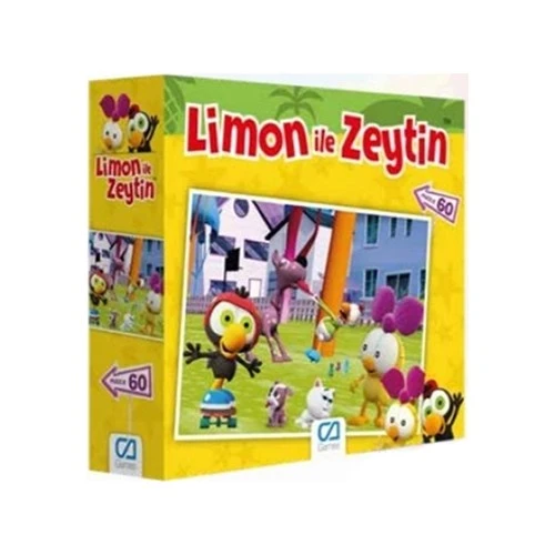 Ca Games Limon İle Zeytin 60 Parça Puzzle CA5096 ürün görseli 1