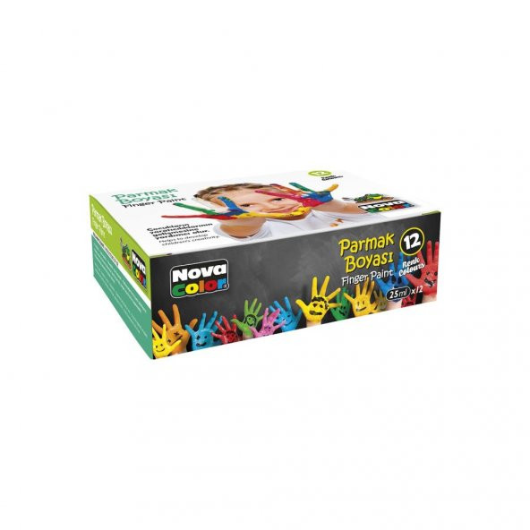 Nova Color Parmak Boya 12Li Tk Nc-460 ürün görseli 1