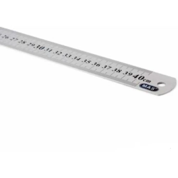 Mas 2340 Çelik Cetvel 40 cm ürün görseli 1