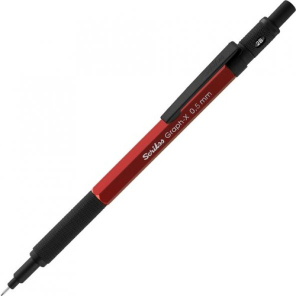 Scrikss Graph-X Metal Versatil Kalem 0.5 Mm Kırmızı ürün görseli 1