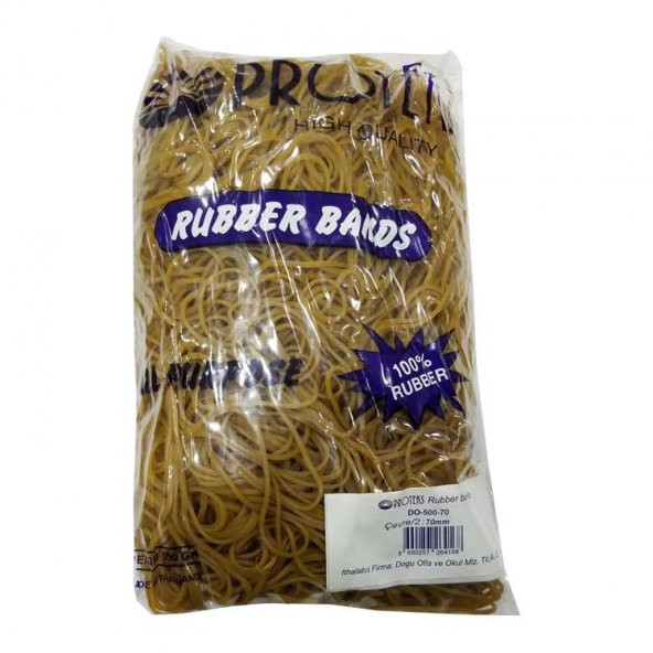 Proteks Ambalaj Lastiği 100 Kauçuk Lastik 500 Gr 70 mm Poşet ürün görseli 1