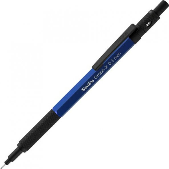 Scrikss Graph-X Metal Versatil Kalem 0.5 Mm Mavi ürün görseli 1