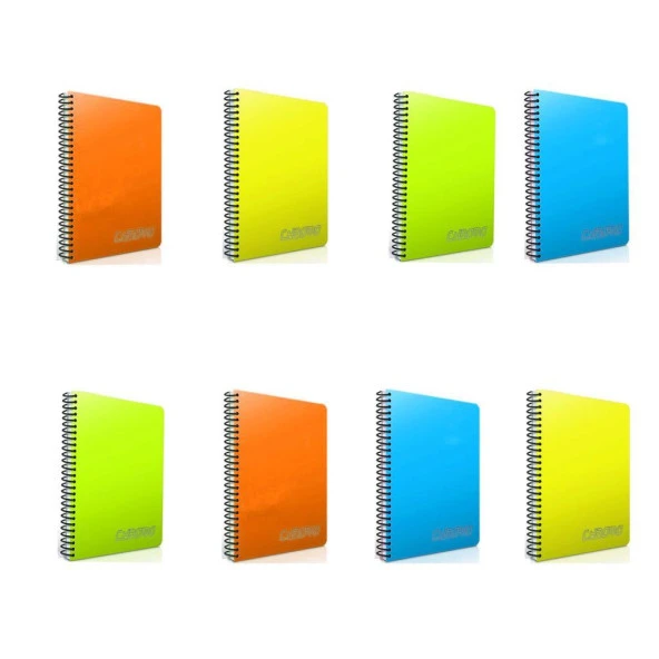 Gıpta Chromo 140 Yp. A4 Spiralli Pp. Kapak Defter Kareli 8'li ürün görseli 1