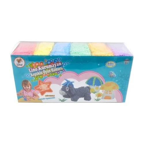 Lino Kurumayan Köpüklü Oyun Hamuru 10 gr 6'lı ürün görseli 1