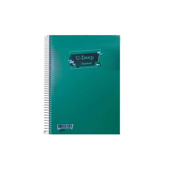 Umut U-DEEP A4 Spiralli Defter Pp. Kapak 96 Yp. Kareli ürün görseli 1