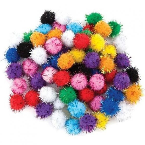 Puti Pom Pom 20Mm Metalik ürün görseli 1