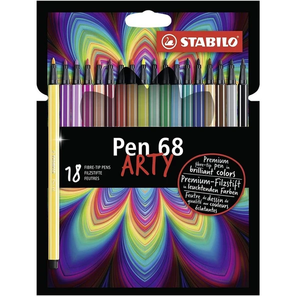 Stabilo Pen 68 Arty 18'li Keçeli Kalem 6818-1-20 ürün görseli 1