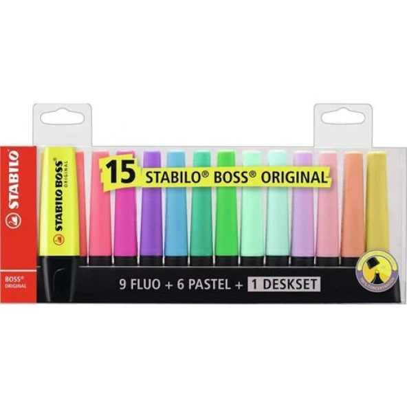 Stabilo Boss Original Pastel 15'li Set 7015-01-05 ürün görseli 1
