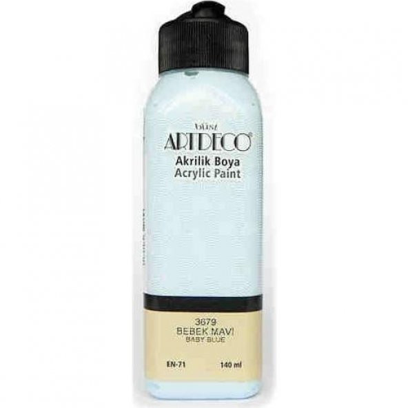 Artdeco Akrilik Boya 140 Ml Bebek Mavi Y-070R-3679 ürün görseli 1