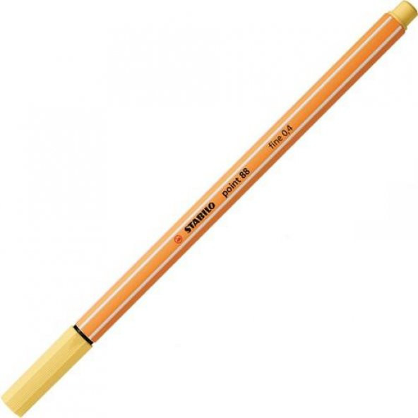 Stabilo Point 88 Ince Uçlu Keçeli Kalem 0,4 mm Açık Sarı ürün görseli 1