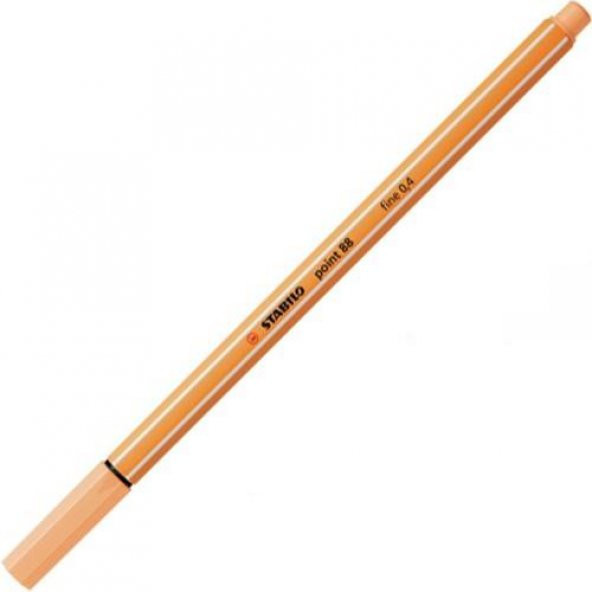 Stabilo Point 88 Ince Uçlu Keçeli Kalem 0,4 mm Pastel Turuncu ürün görseli 1