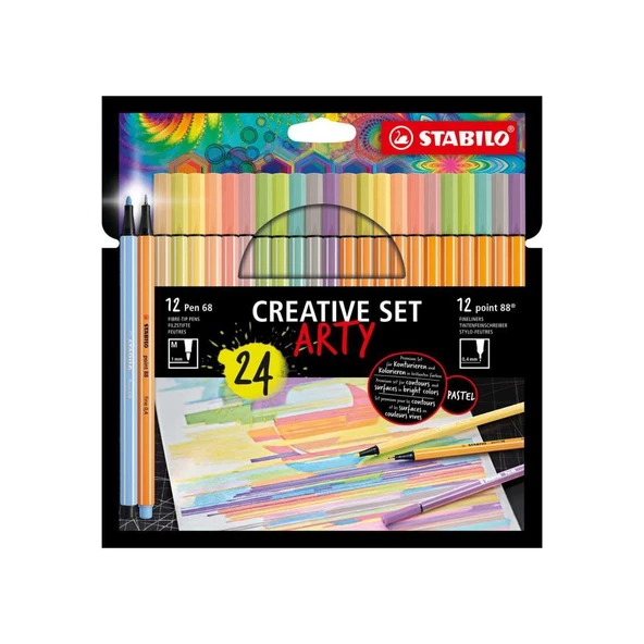 Stabilo Creatıve Set Arty 24'lü Pen + Point 8868/24-1-20 ürün görseli 1