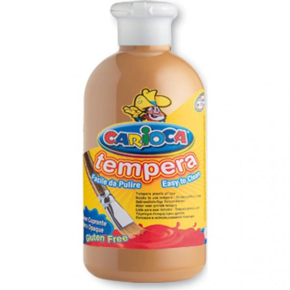 Carioca Tempera Suluboya Süper Yikanabilir Pastel Turuncu 500 Ml. ürün görseli 1