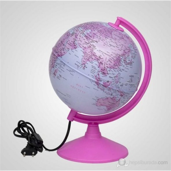 Gürbüz 20 Cm Işıklı Pembe Küre 43201 ürün görseli 1
