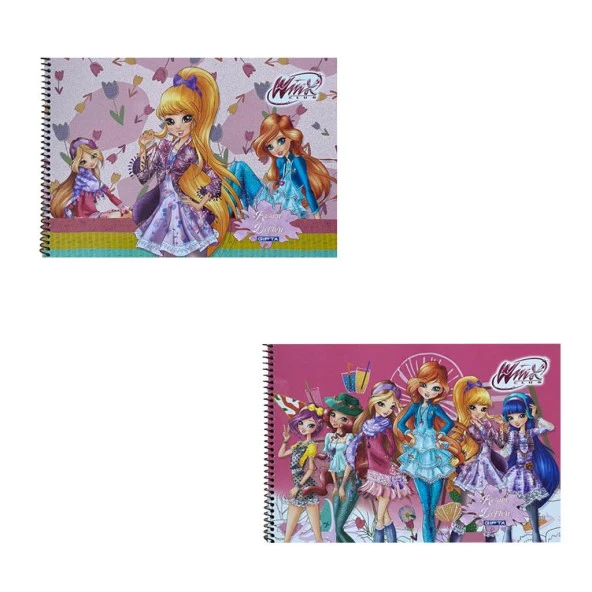 Gıpta Winx17x24 Spiralli Resim Defteri 15 Yp 2'Lİ ürün görseli 1