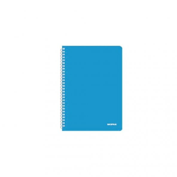 Mopak Neon Serisi Spiralli Defter PP Kapak 96 Yaprak Kareli ürün görseli 1