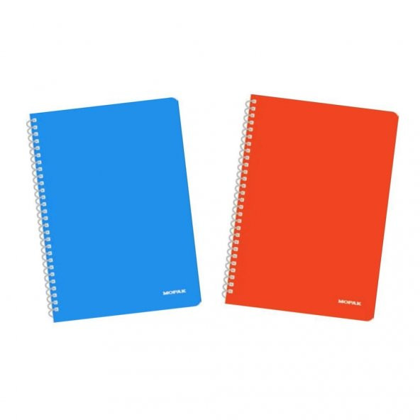 Mopak Neon Serisi Spiralli Defter Pp Kapak A4 60 Yaprak Kareli 2li ürün görseli 1