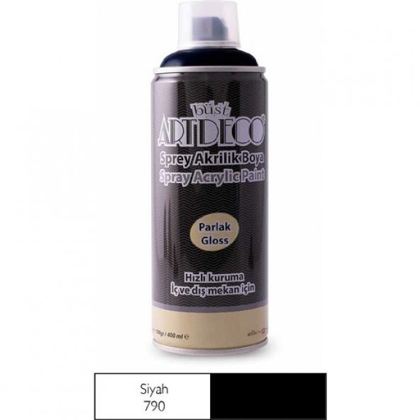 Artdeco Sprey Boya 400 Ml Siyah Y-400-790 ürün görseli 1