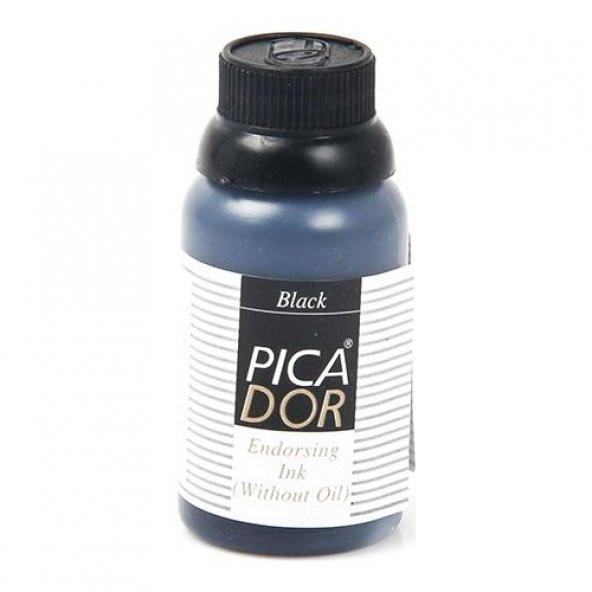 Picador Istampa Mürekkebi 30 cc Renk - Siyah KE-001 ürün görseli 1
